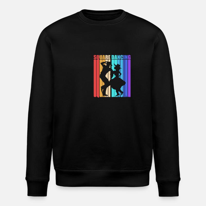Square Dance - Stanley/Stella Unisex Bio-Sweatshirt ROLLER - Schwarz
