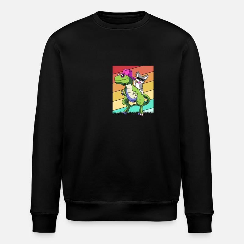 Boston Terrier - Sweat bio ROLLER Stanley/Stella Unisexe - noir