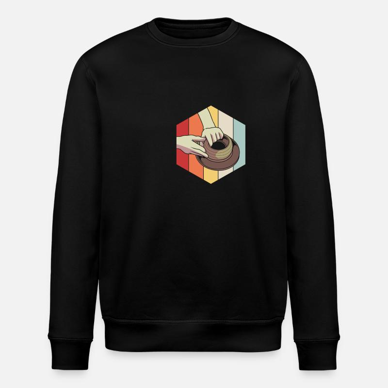 Poterie - Sweat bio ROLLER Stanley/Stella Unisexe - noir
