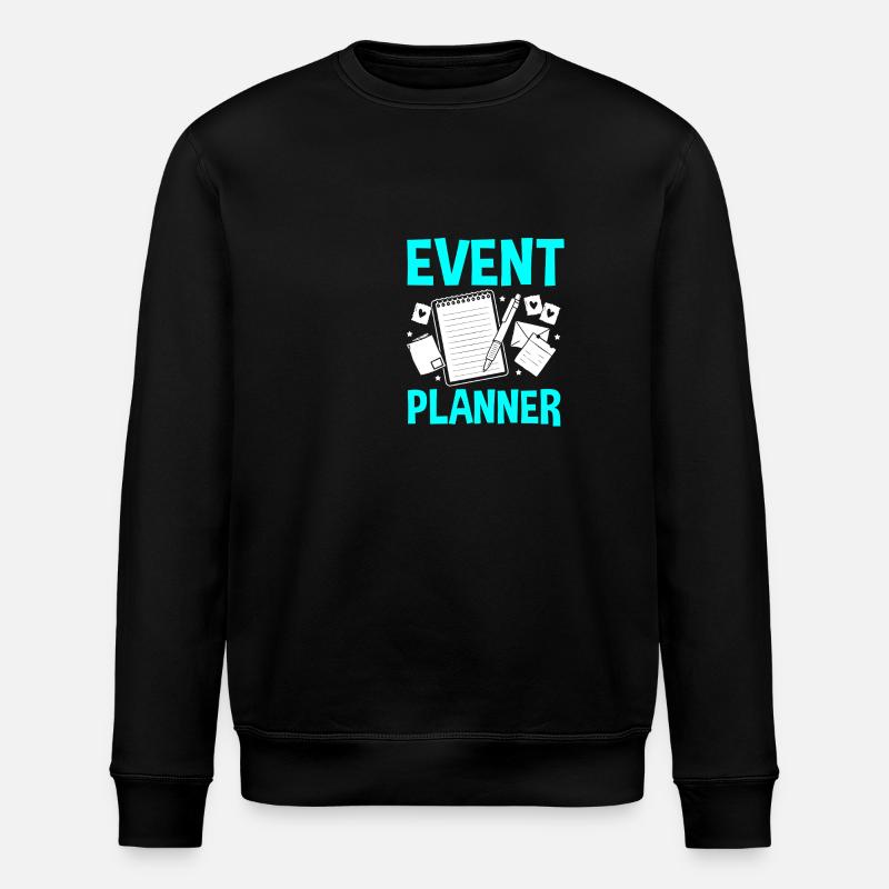 Event Planner - Stanley/Stella ROLLER Unisex Organic Sweatshirt - black