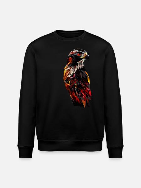 Falcon - Stanley/Stella ROLLER Unisex Organic Sweatshirt - black