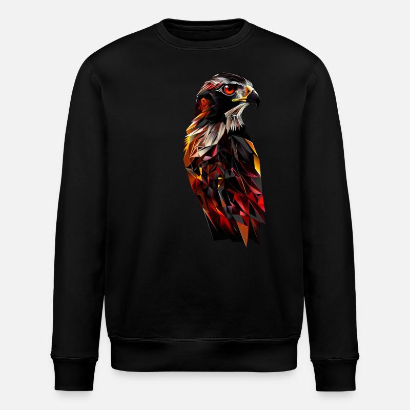 Falcon - Stanley/Stella ROLLER Unisex Organic Sweatshirt - black