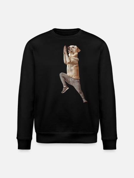 Labrador Retriever - Stanley/Stella Unisex Bio-Sweatshirt ROLLER - Schwarz