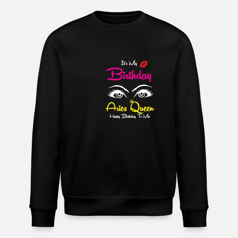 Signe du zodiaque Bélier - Sweat bio ROLLER Stanley/Stella Unisexe - noir