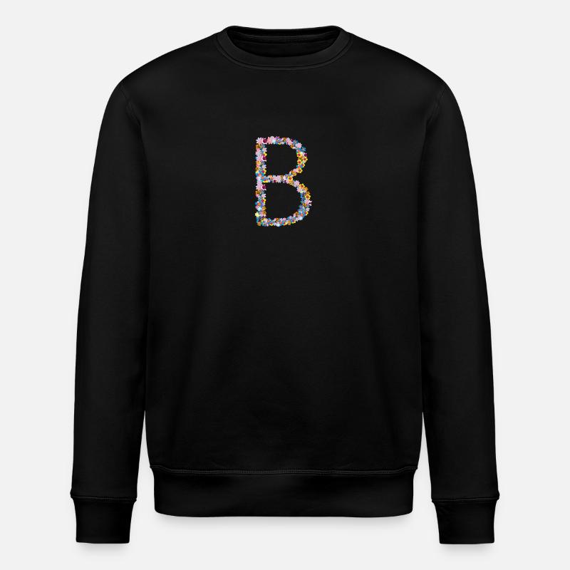 B FLOWERS - Stanley/Stella Unisex Bio-Sweatshirt ROLLER - Schwarz