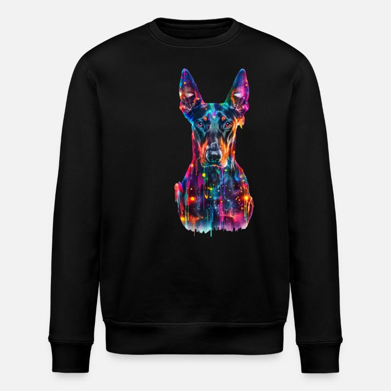 Dobermann - Stanley/Stella Unisex Bio-Sweatshirt ROLLER - Schwarz