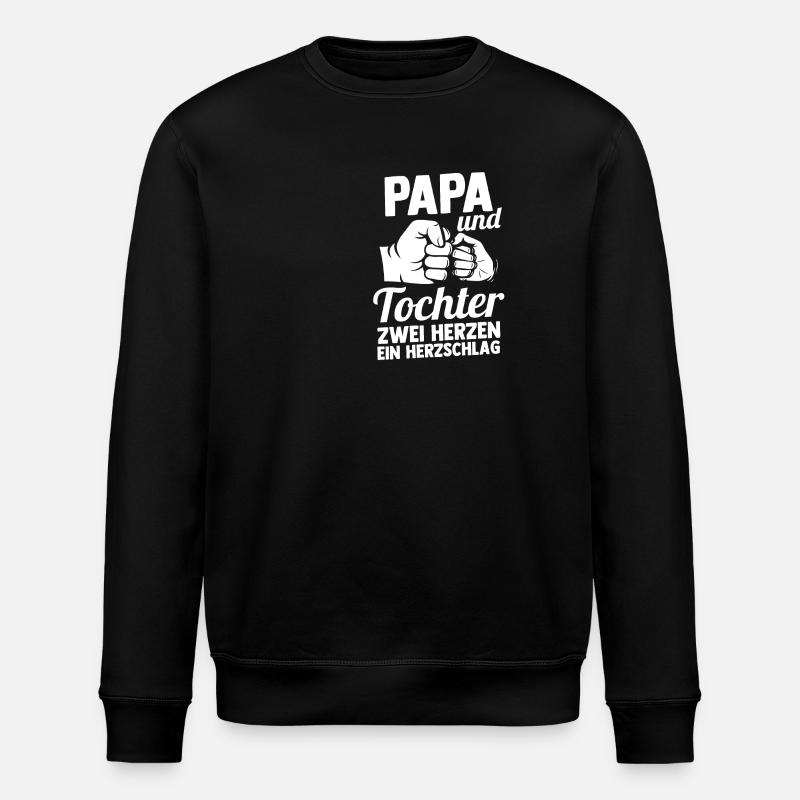 Papa et fille - Sweat bio ROLLER Stanley/Stella Unisexe - noir