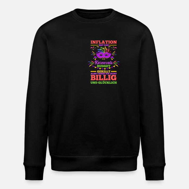 Costume de carnaval Carnaval - Sweat bio ROLLER Stanley/Stella Unisexe - noir