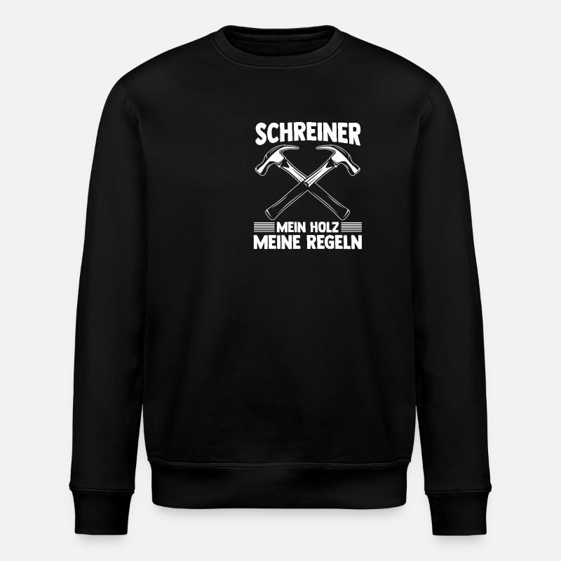 Carpenter, Carpenter, Carpenter - Stanley/Stella ROLLER Unisex Organic Sweatshirt - black