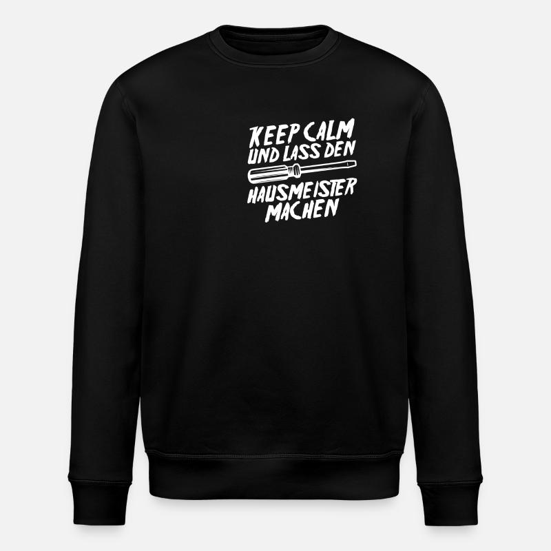 Facility Manager Caretaker Caretaker - Stanley/Stella ROLLER Unisex Organic Sweatshirt - black