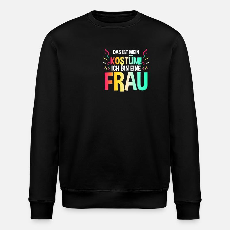 Jecken Carnival Carnival - Stanley/Stella ROLLER Unisex Organic Sweatshirt - black