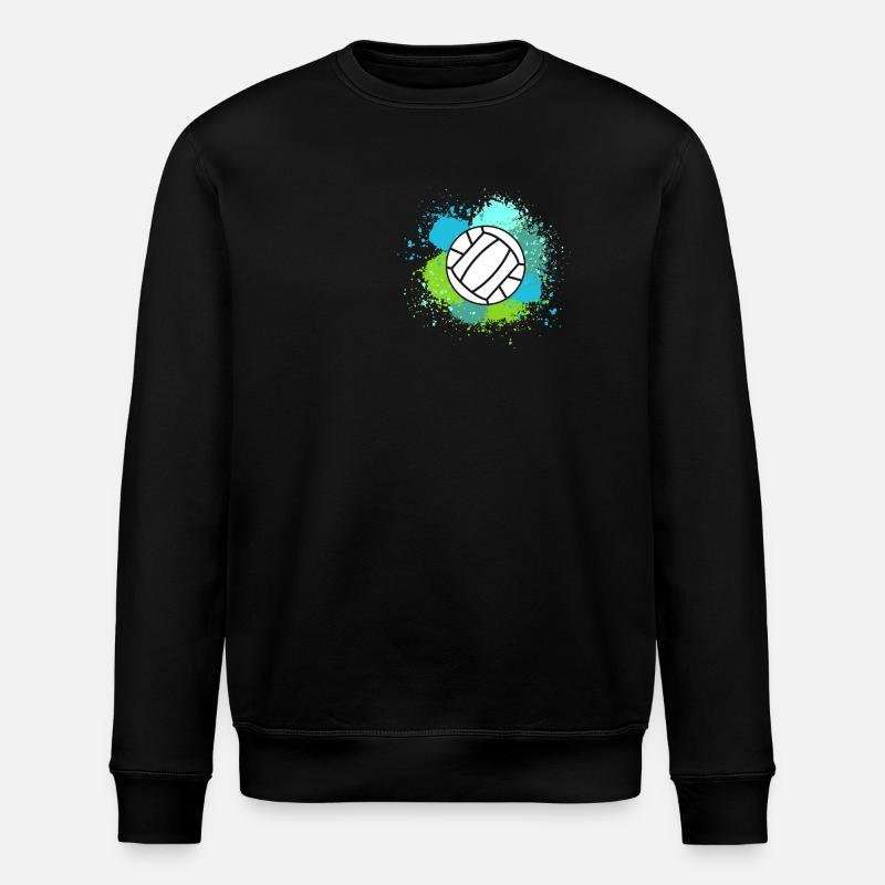 Joueurs de handball Handball - Sweat bio ROLLER Stanley/Stella Unisexe - noir
