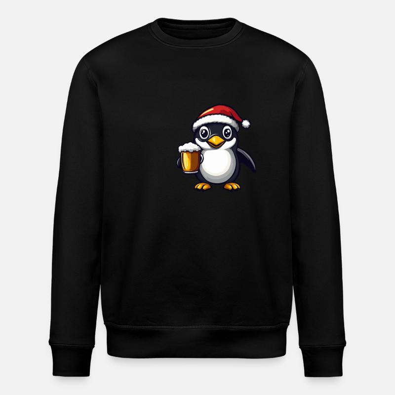 Pingouin Bière Noël Noël - Sweat bio ROLLER Stanley/Stella Unisexe - noir