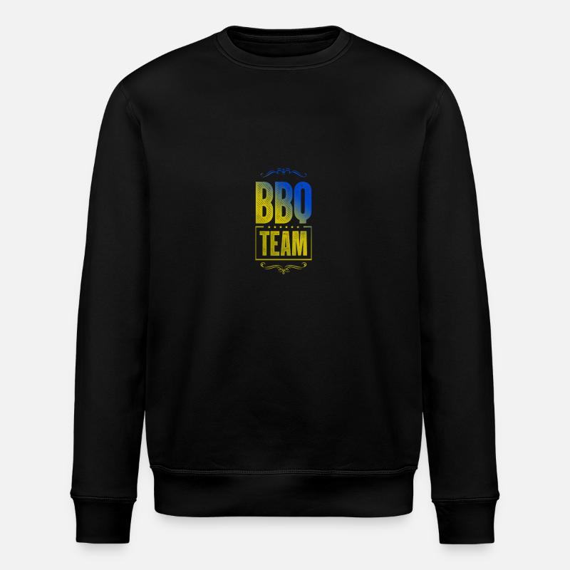 Bbq Crew - Stanley/Stella Unisex Bio-Sweatshirt ROLLER - Schwarz