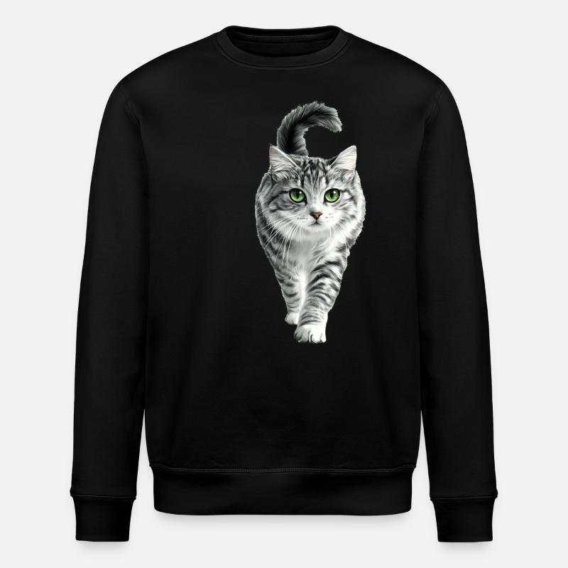 Amerikanische Locken - Stanley/Stella Unisex Bio-Sweatshirt ROLLER - Schwarz
