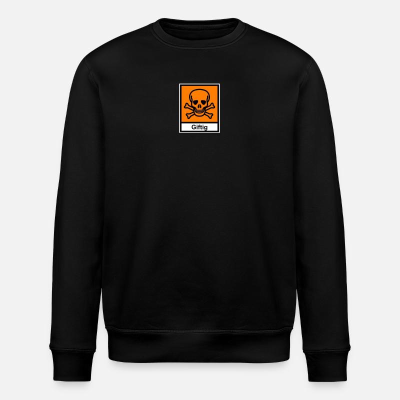 Giftig - Stanley/Stella Unisex Bio-Sweatshirt ROLLER - Schwarz