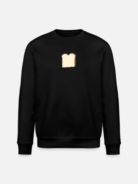 Pixel Toast Brotkunst - Stanley/Stella Unisex Bio-Sweatshirt ROLLER - Schwarz