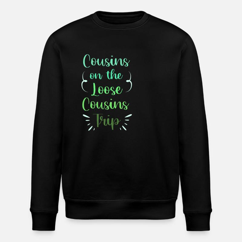 Cousin - Stanley/Stella ROLLER Unisex Organic Sweatshirt - black