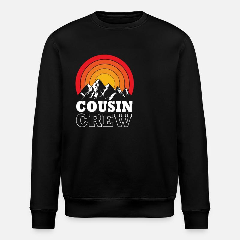 Cousin Crew - Stanley/Stella ROLLER Unisex Organic Sweatshirt - black