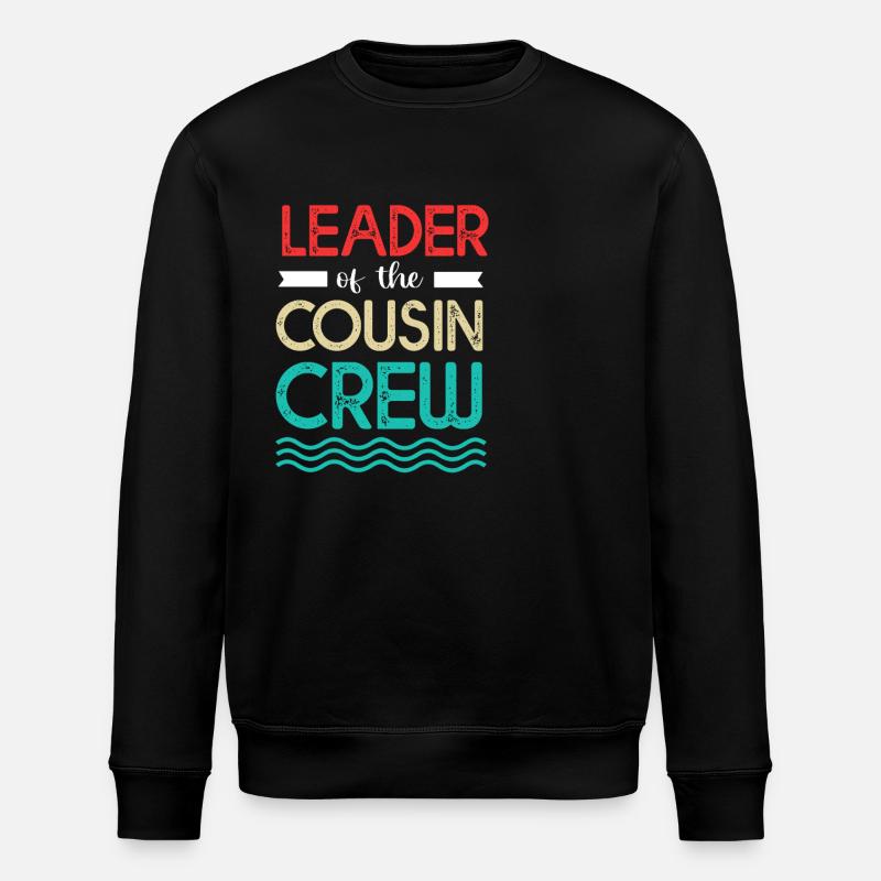 Cousin Crew - Stanley/Stella ROLLER Unisex Organic Sweatshirt - black
