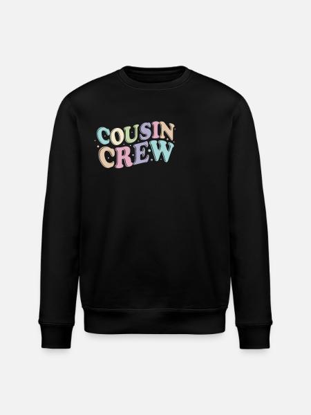 Cousin Crew - Stanley/Stella ROLLER Unisex Organic Sweatshirt - black
