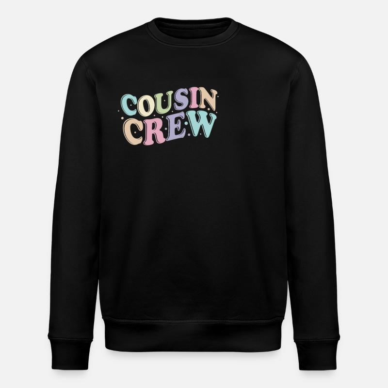 Équipage de cousins - Sweat bio ROLLER Stanley/Stella Unisexe - noir
