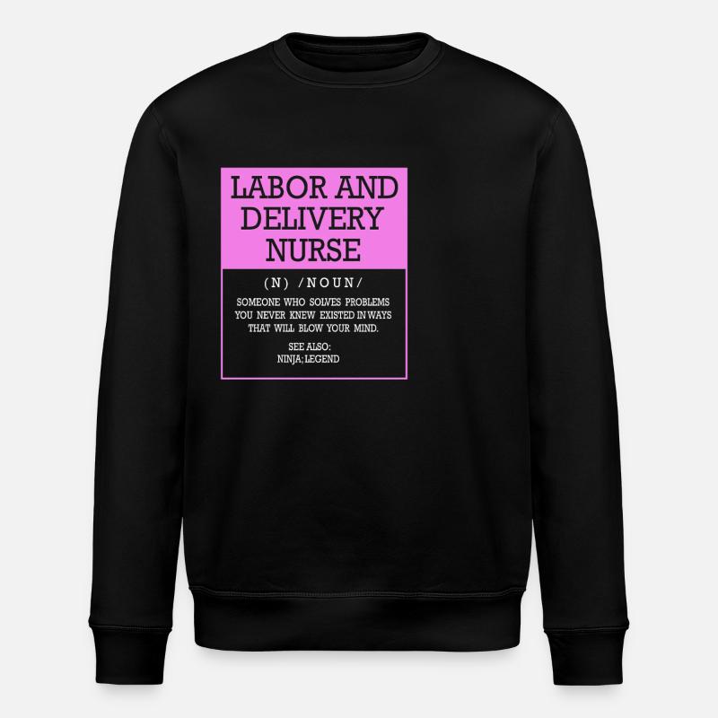 Midwifery Childbirth - Stanley/Stella ROLLER Unisex Organic Sweatshirt - black