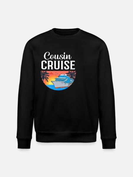 Cousins Cruise Cruise Ship - Stanley/Stella ROLLER Unisex Organic Sweatshirt - black