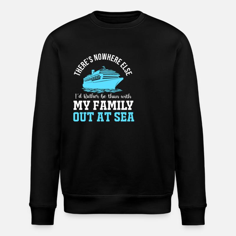 Cruise Cruise Ship - Stanley/Stella ROLLER Unisex Organic Sweatshirt - black
