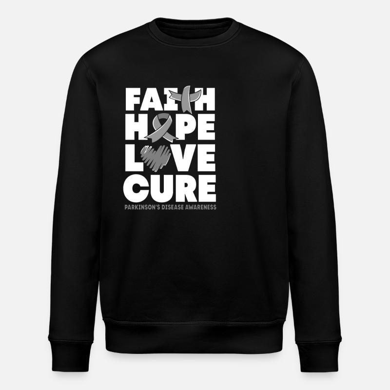 Parkinson's disease - Stanley/Stella ROLLER Unisex Organic Sweatshirt - black