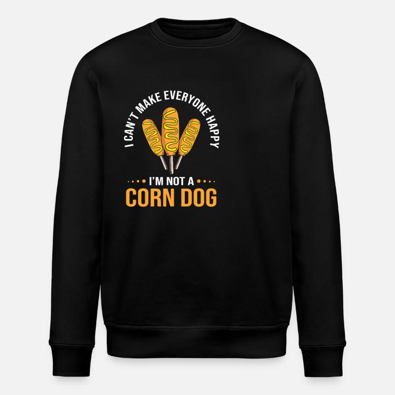 Chien de maïs - Sweat bio ROLLER Stanley/Stella Unisexe - noir