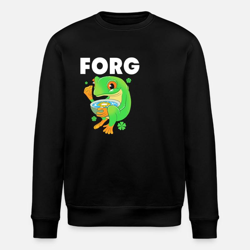 Tree Frog Frog - Stanley/Stella ROLLER Unisex Organic Sweatshirt - black