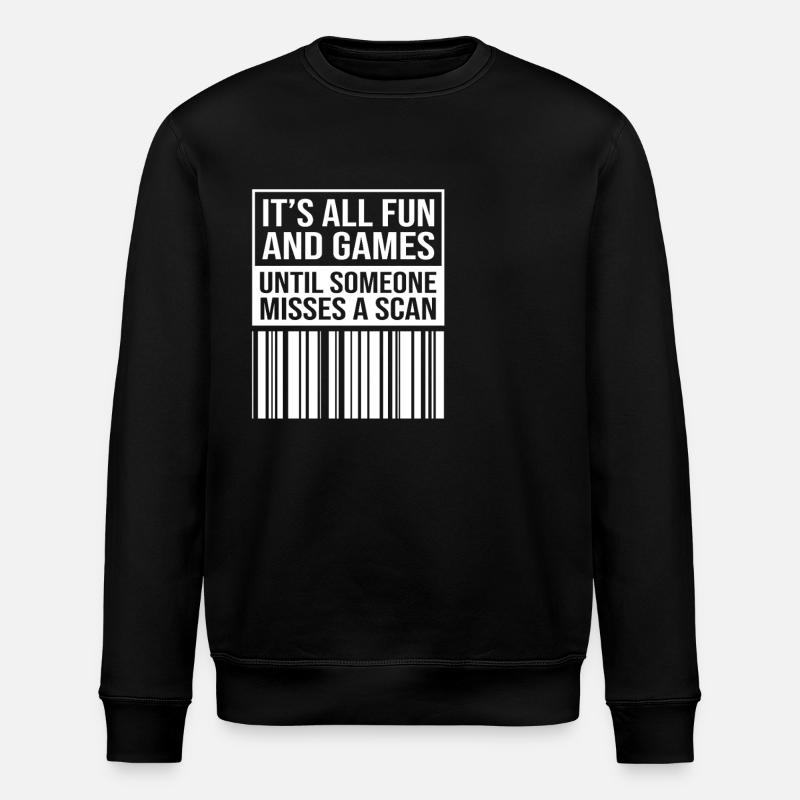 Poststempel Post - Stanley/Stella Unisex Bio-Sweatshirt ROLLER - Schwarz