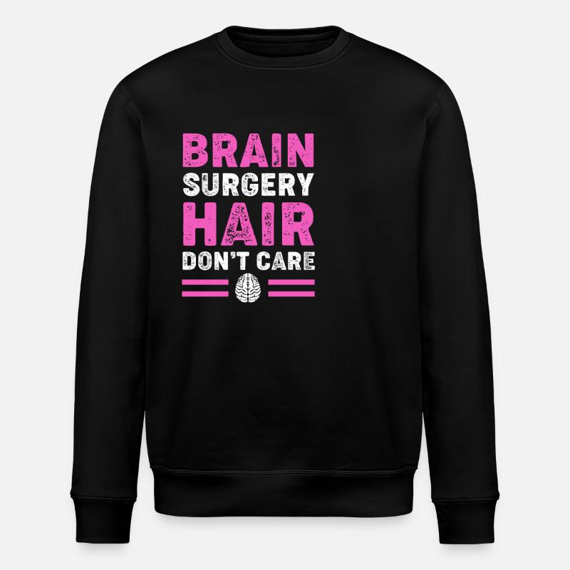 Gehirn Aneurysma - Stanley/Stella Unisex Bio-Sweatshirt ROLLER - Schwarz