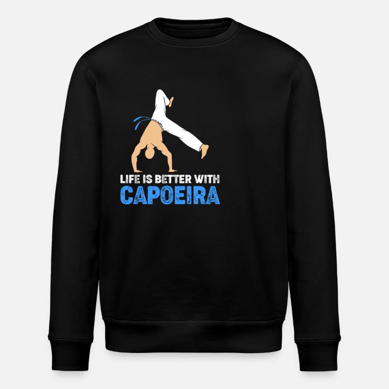 Capoeira - Sweat bio ROLLER Stanley/Stella Unisexe - noir