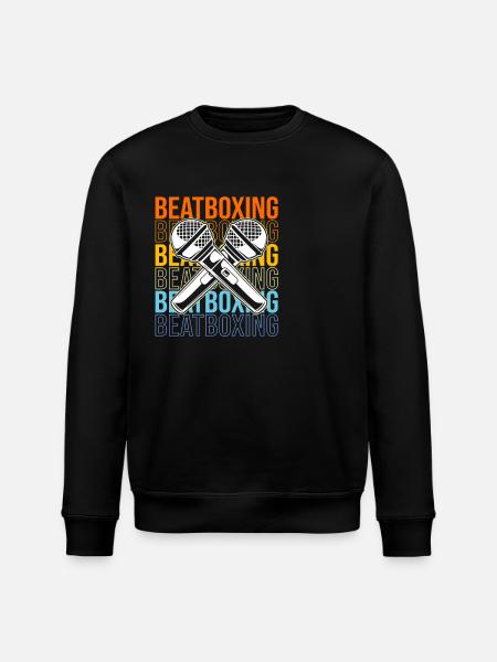Beatbox - Stanley/Stella ROLLER Unisex Organic Sweatshirt - black