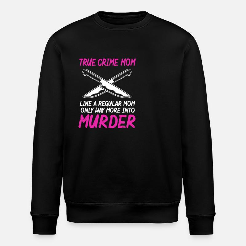 Krimi True Crime - Stanley/Stella Unisex Bio-Sweatshirt ROLLER - Schwarz