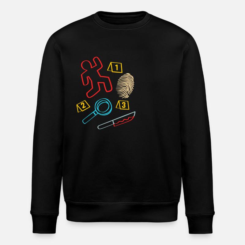 True Crime Krimi - Stanley/Stella Unisex Bio-Sweatshirt ROLLER - Schwarz