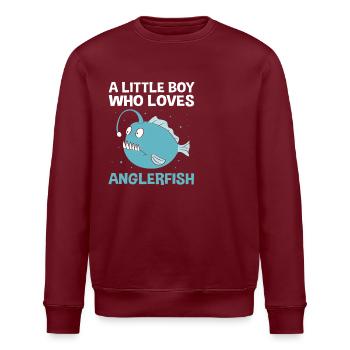 Frogfish - Stanley/Stella ROLLER Unisex Organic Sweatshirt - burgundy - Front - Nik (191cm)