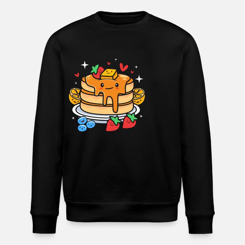 Pfannkuchen - Stanley/Stella Unisex Bio-Sweatshirt ROLLER - Schwarz
