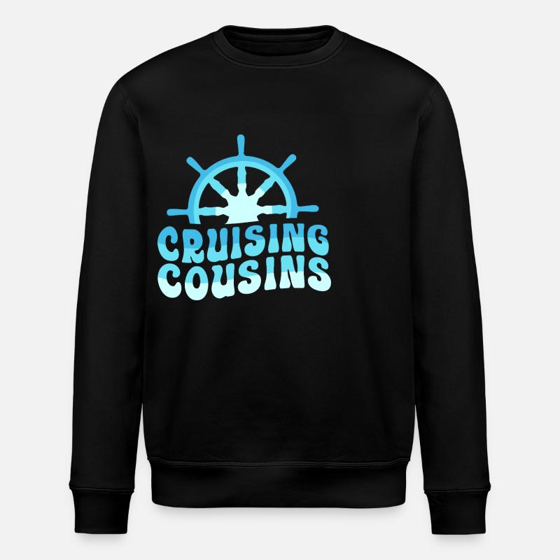 Cousins Croisière Bateau de croisière - Sweat bio ROLLER Stanley/Stella Unisexe - noir