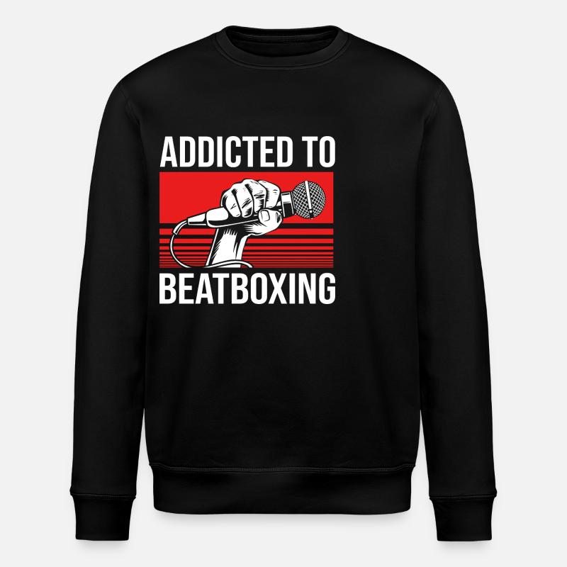 Beatbox - Stanley/Stella Unisex Bio-Sweatshirt ROLLER - Schwarz