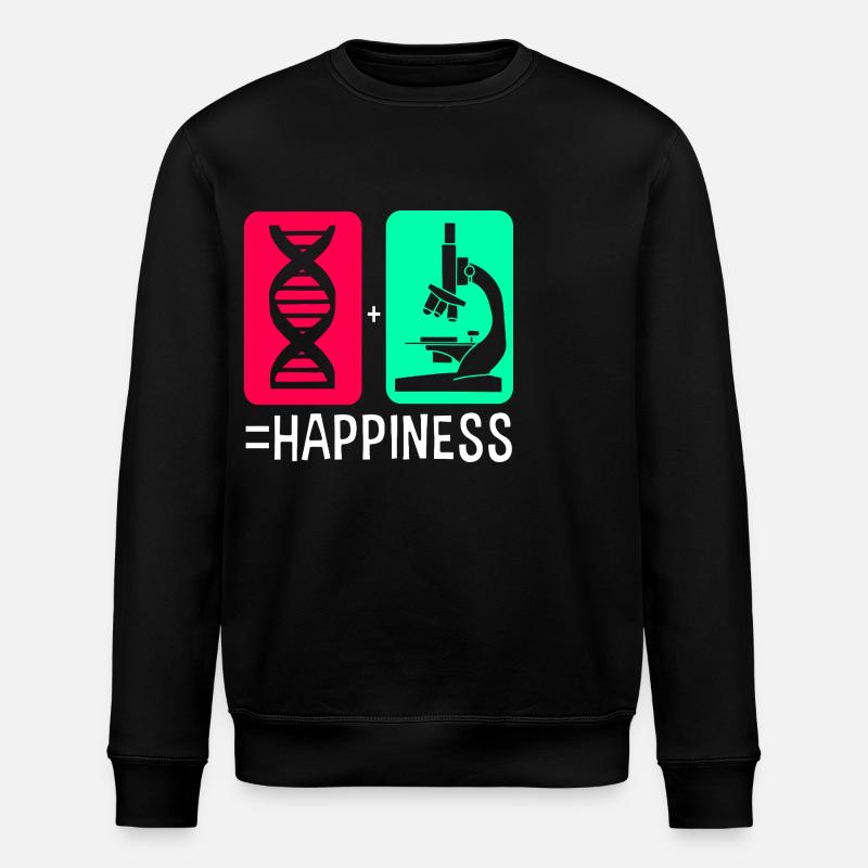 Structural formula molecule - Stanley/Stella ROLLER Unisex Organic Sweatshirt - black