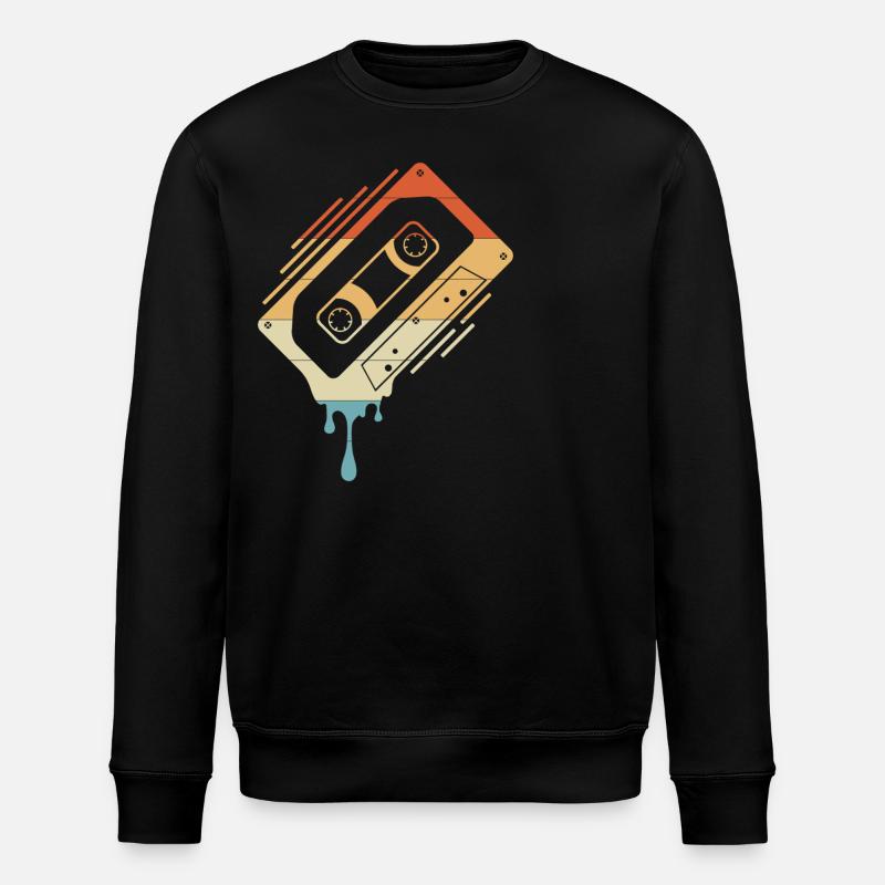 Cassette dégoulinante - Sweat bio ROLLER Stanley/Stella Unisexe - noir