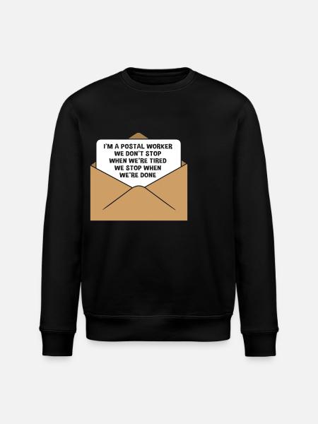 Postmark Post - Stanley/Stella ROLLER Unisex Organic Sweatshirt - black
