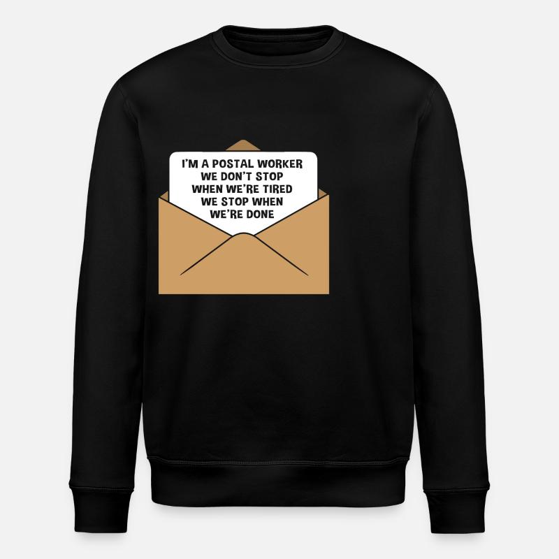 Postmark Post - Stanley/Stella ROLLER Unisex Organic Sweatshirt - black