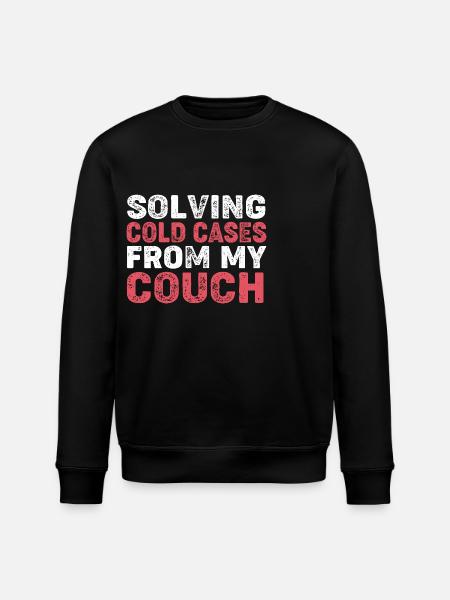 Krimi True Crime - Stanley/Stella ROLLER Unisex Organic Sweatshirt - black