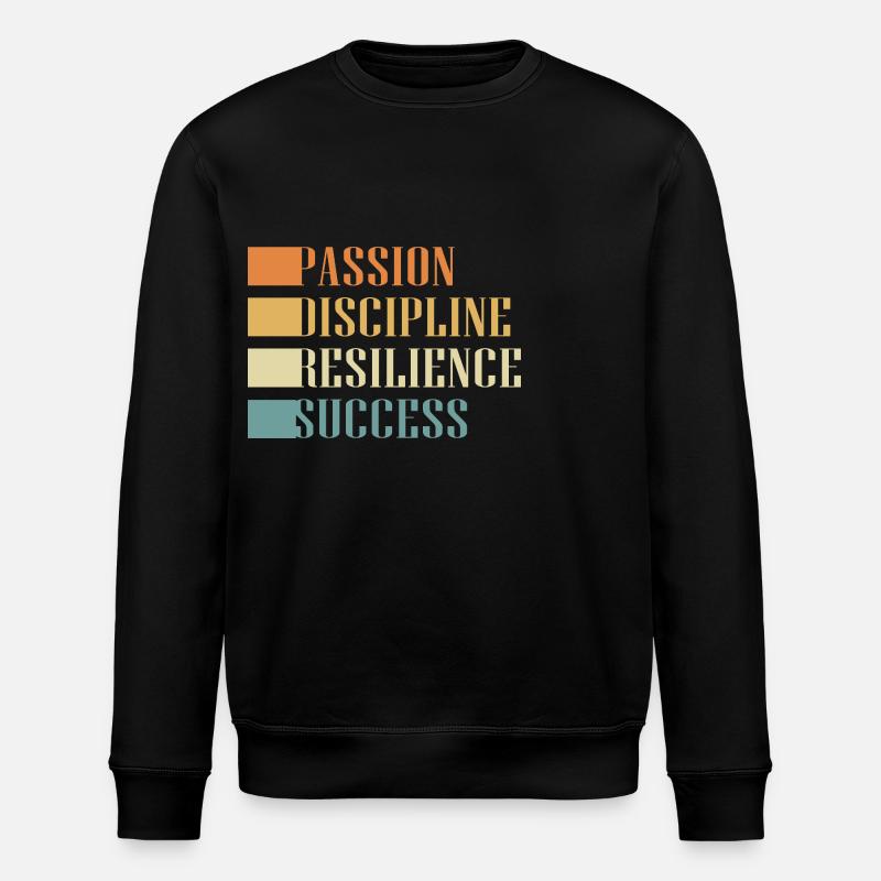 Workaholic Resilienz - Stanley/Stella Unisex Bio-Sweatshirt ROLLER - Schwarz
