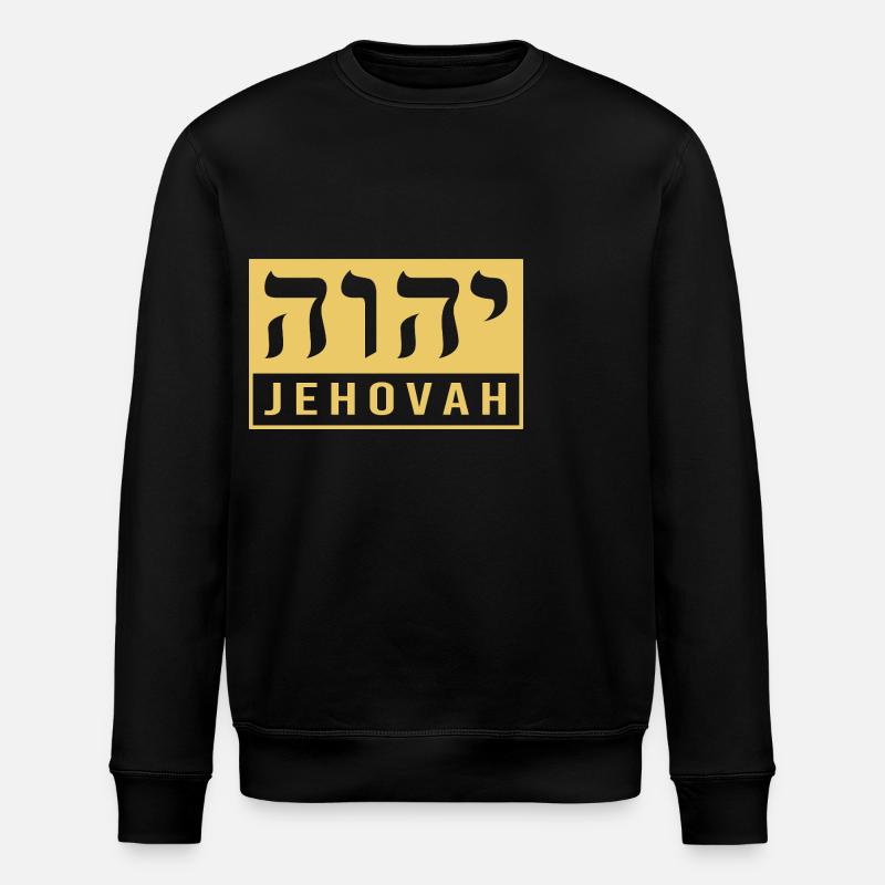 Judaïsme juif Yeshua - Sweat bio ROLLER Stanley/Stella Unisexe - noir