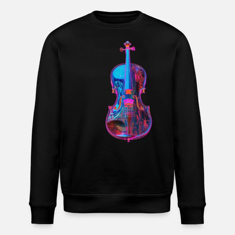 Violin - Stanley/Stella ROLLER Unisex Organic Sweatshirt - black